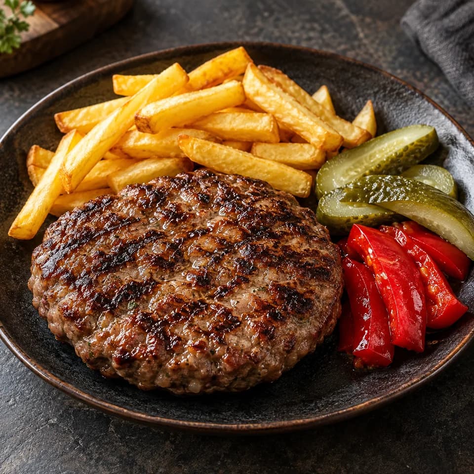 Imagine de prezentare pentru Meniu plescavița sârbească