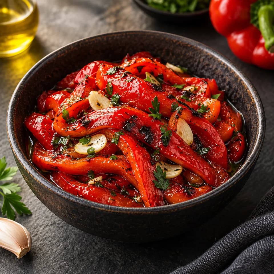 Imagine de prezentare pentru Salată de ardei copți